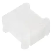 100pcs Plastic Floss Bobbins, Thread Cards Cross DIY Sewing Storage, Clear
