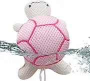 Bath Poufs for Shower - Turtle Body Scrubber | Bath Sponge Shower Puff | Bath Loofah Sponge for Kids | Gentle Skin Protection Cute Cartoon Soft Mesh Pouf Scrubber for Bathing Baby Boys Girls Children