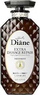 Moist Diane Extra Damage Repair Treatment 450ml - Organic Argan Oil & Amino Keratin (Green Tea Set)