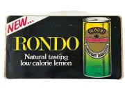 VINTAGE RONDO SOFT DRINK STICKER….OLD STOCK. Massive Size Window Sticker