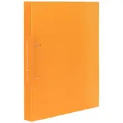 King Jim A4 2 D-Ring Simplease Binder 20mm Orange