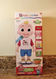 CoComelon Deluxe Interactive JJ Doll Feed Dress Sing Toy for Preschoolers NEW