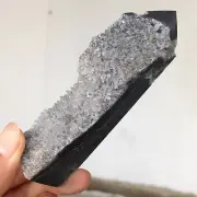 128g Natural Chrysanthemum Stone Quartz Crystal Cluster Obelisk Mineral A524