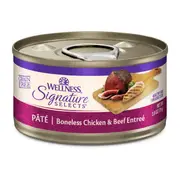 Wellness Signature Select Chicken Beef Pate Cat Food 79gx12