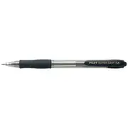 Pilot BPGP Super Grip Retractable Ballpoint Pen Black