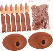 HONMEET Adjustable Finger Manicure Model Practice Kit Flexible Hand for Nail Art Skills