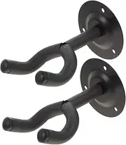 Mikinona Practical Guitar Hanger Set Wall Guitar Display Stand Iron Bass Holder for Violin Ukulele Wall-Mounted Instrument Hooks