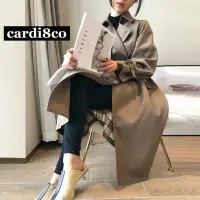 在飛比找Yahoo!奇摩拍賣優惠-CARDI 女裝 正韓 流 法式重磅風衣 風衣 排釦 風衣外