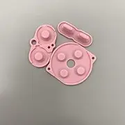 Replacement Button Conductive Silicone A B D-Pad Rubber Contact Pad for Gameboy Color GBC Console Pink