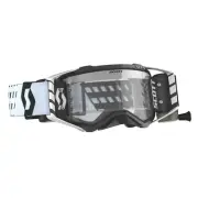 Scott Prospect WFS Roll Off Motocross Goggles Black White Clear lens enduro ATV