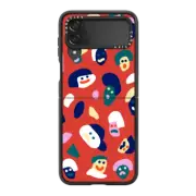 Galaxy Z Flip4 Impact Hinge Case Terrazzo Party by Katie Benn