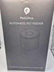 PETULTRA Automatic Cat/Dog Feeder Timed 4L Programmable 1-4 Meals Voice Recorder