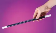 Deluxe MAGICIAN MAGIC WAND 14" Plastic Wizard Tricks Kid Big Black Toy Prop Gift
