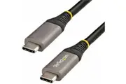 StarTech.com 20" 50cm USB C Cable 10Gbps, USB 3.1 Type-C Cable, 5A/100W, DP Alt Mode, USB-C Cord for USB-C Laptop/Phone/Device -