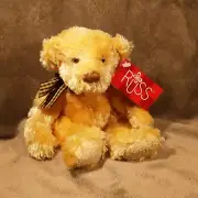 Russ "BUTTERSCOTCH" THE TAN TEDDY BEAR 8" Plush With Tag
