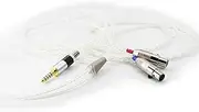 Ablet HIFI Cable With 4.4MM Balanced Male for Audeze LCD Series Headphones and SONY WM1A, NW-WM1Z, PHA-2A - Silver Plated Audio Cable