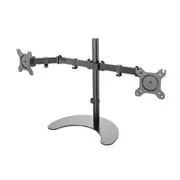 Vision Mounts (VM-D34S) Dual LCD Monitor Full Motion Arm Desk Free Standing Mount for 13"-27"