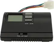 HLUCHY Digital Thermostat Replacement for Coleman 8330D3351 RV Heating Cooling Wall-Mount Thermostat Black