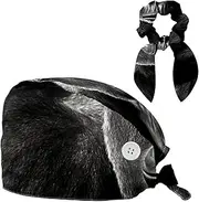 [YTYVAGT] Scrub Caps Women,Scrub Hats Suitable for Women,Angry Animal Gorilla