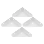 4 Pcs Fixed Bracket Corner Shelf Brackets Steel Joining Bed Desk Support