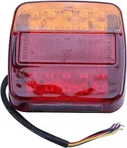 Aswalling 2 x 12v LED Rear Lights Stop Indicator Boat Car Trailer Truck Waterproof Signal