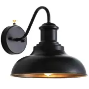 EMONG Dusk to Dawn Outdoor Gooseneck Barn Light Outdoor Sconce Farmhouse Exte...