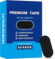 Balck Tape with Gentle Adhesion, Pain-Free Removal, Hypoallergenic & Skin-Friendly, Athletic, Sports Tape, Ideal for Athletic and Sports Use