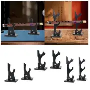 Adjustable Sword Flute Tabletop Display Stand Space Saving Bracket