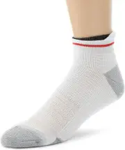 New ECCO Men's Ultimate Running Sock (1-Pair) US Sock Size: 10 - 13 WHT or BLK
