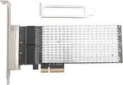 2.5Gb Network Card, Internal Computer Networking Cards, 4 Port Nic RJ45 PCIE 10/100/1000/2500Mbps Fast Data Transfer 2.5 Gigabit Ethernet Card with I226 Chip for Window