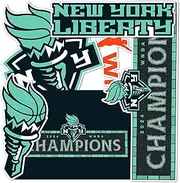 Desert Cactus New York Liberty Stickers WNBA Women's National Basketball Association Officially Licensed Sticker Vinyl Decal Laptop Water Bottle Car Scrapbook (Type 2-2 2024 Championship)