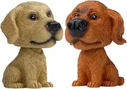 Cute Car Dashboard Decor Mini Animal Model Decor Pet Shaking Head Ornament for Interior