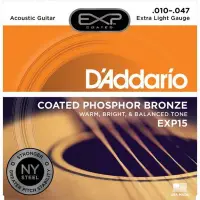在飛比找Yahoo!奇摩拍賣優惠-D'addario EXP15 10-47 磷青銅 木吉他 