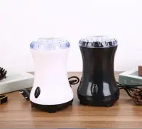 在飛比找Yahoo!奇摩拍賣優惠-小型家用電動咖啡磨豆機咖啡機藥材堅果研磨器手動咖啡機磨粉機