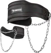 Dip Belt for WeightliftingWeight Belt with Chain for PullupGym Lifting Belt