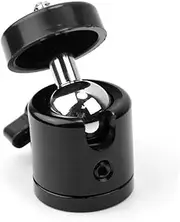 QUMIIRITY Mini Tripod Head Threaded Camera Ball Head Pan Compact Design for DSLR Camcorder Lightweight Black Tripod Accessory Load Capacity