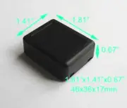 20pcs New DIY 1.81" x 1.41" x 0.67” Black Plastic Project Box Electronic Case