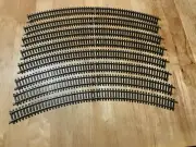Hornby OO Track R609 X 8 DOUBLE CURVES 3RD RADIUS - BRAND NEW