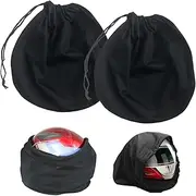 LNGJIN Universal Helmet Bag, Pack of 2 Helmet Bags, Helmet Backpack, Basketball Bag, Motorcycle Helmet Bag, Carry Bag Bicycle Helmets, Helmet Bag with Drawstring, Portable Backpack for Bicycle