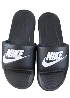 Nike VICTORI ONE Mens Black/white sz 7 Athletic Casual Comfort Fashion Slides