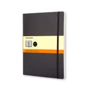 Moleskine Classic Ruled Soft Cover Notebook Extra Large (Black)