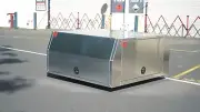 Single Cab Flat Aluminium Canopy Toolbox Ute Truck Tray Tool Box 1775 x 2400 850