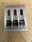 MAC LUSTRELITE MINI LIPSTICK TRIO PINKS, OR NEUTRALS, CHOOSE WHICH SHADE U WANT