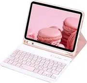 leleyo Keyboard Case for iPad mini2/3/4/5 7.9 inch Smart Cover with Keyboard Magnetic Removable Wireless Bluetooth QWERTY for iPad mini2/3/4/5, Pink