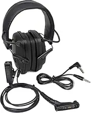 HYS Noise Cancelling Overhead Earpiece Radio Headset Compatible for Motorola DP4400 DP4401 DP4600 DP4800 DP4801 Walkie Talkie