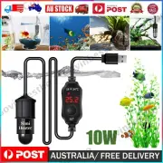 Mini Aquarium Fish Tank Heater USB Heating Rod Submersible Thermostat Heater 10W