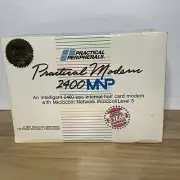 PRACTICAL PERIPHERALS PM2400FX96 2400Bps 8-BIT ISA INTERNAL FAX MODEM NEW SEALED