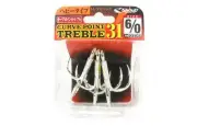 Shout 231-CS Curve Point Treble Hook Heavy Duty Size 6/0 (1597)