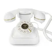 European Retro Wedding Audio Message Book Birthday Voice White