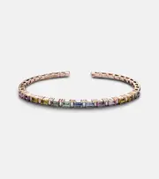 [Suzanne Kalan] Suzanne Kalan Rainbow Fireworks 18kt rose gold bracelet with gemstones One Size gold
